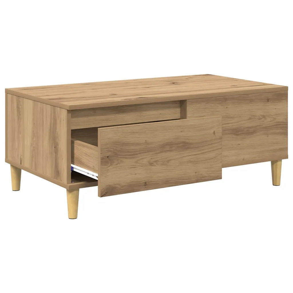 Tavolino da salotto Rovere artigianale 90 x 50 x 35 cm 881193