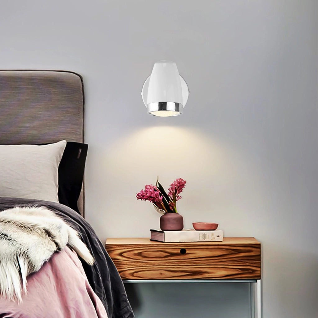 ZMH Faretto da soffitto 1 fiamma 4W orientabile a 350° Lampada da soffitto Soggiorno