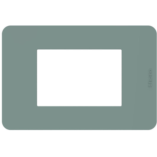 Placca Bticino MatixGO Tones 3 moduli Agave JA4803TA