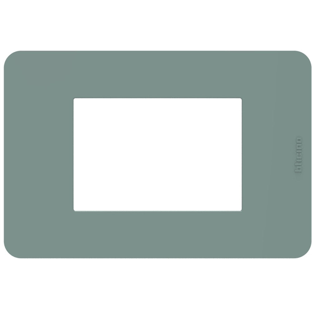 Placca Bticino MatixGO Tones 3 moduli Agave JA4803TA