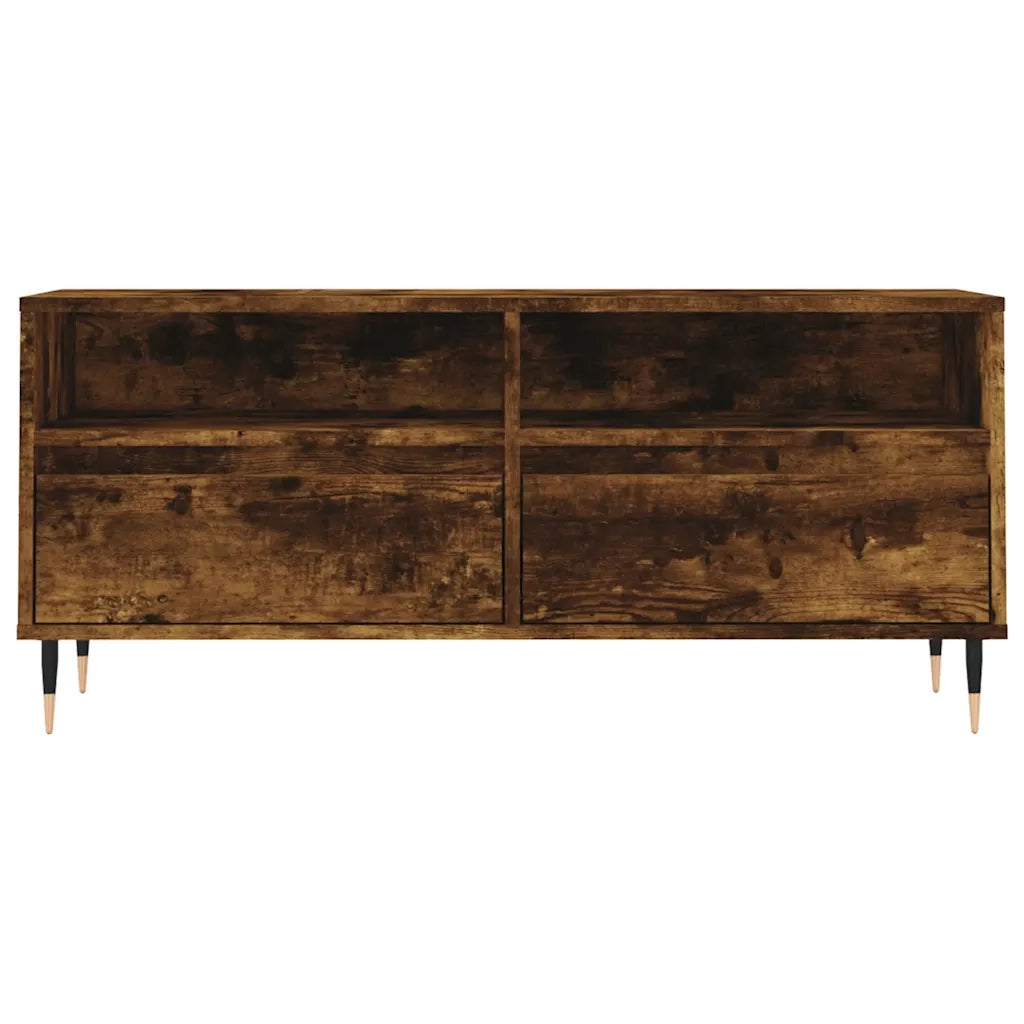Mobile TV | Armadietto TV | Mobile Porta TV Rovere Fumo 100x34,5x44,5 cm in Legno Multistrato