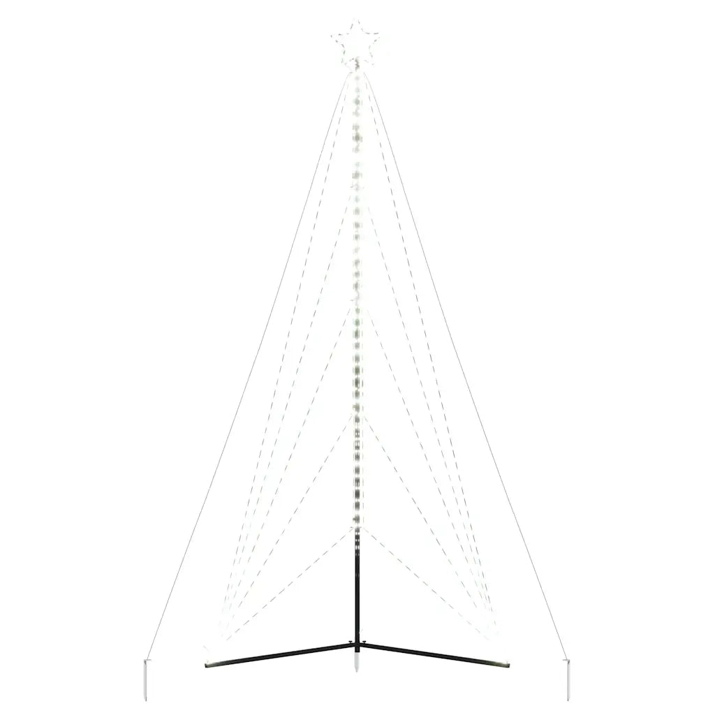 Albero di Natale a LED-Luci decorative natalizie 615 LED Bianco Freddo 404,5 cm