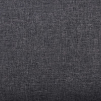 Divano 3 Posti Ramsey 180x73x82 h cm in Tessuto Grigio scuro