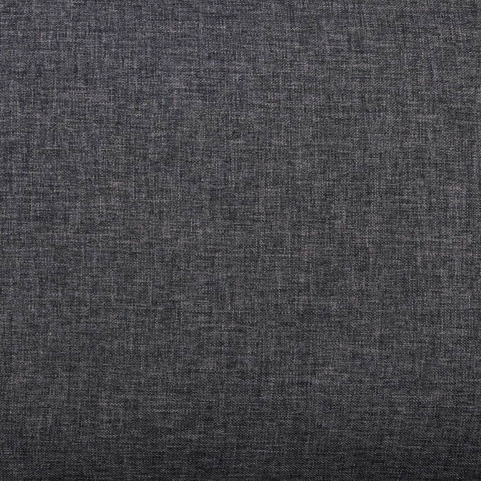 Divano 3 Posti Ramsey 180x73x82 h cm in Tessuto Grigio scuro