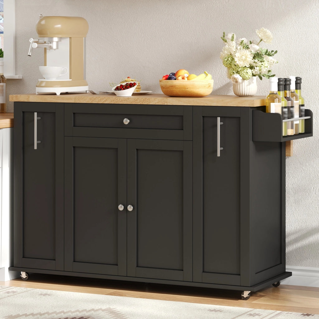 Mobile da cucina con cassetti ¨C Minimal ¨C Effetto legno, 120¡Á45¡Á87cm