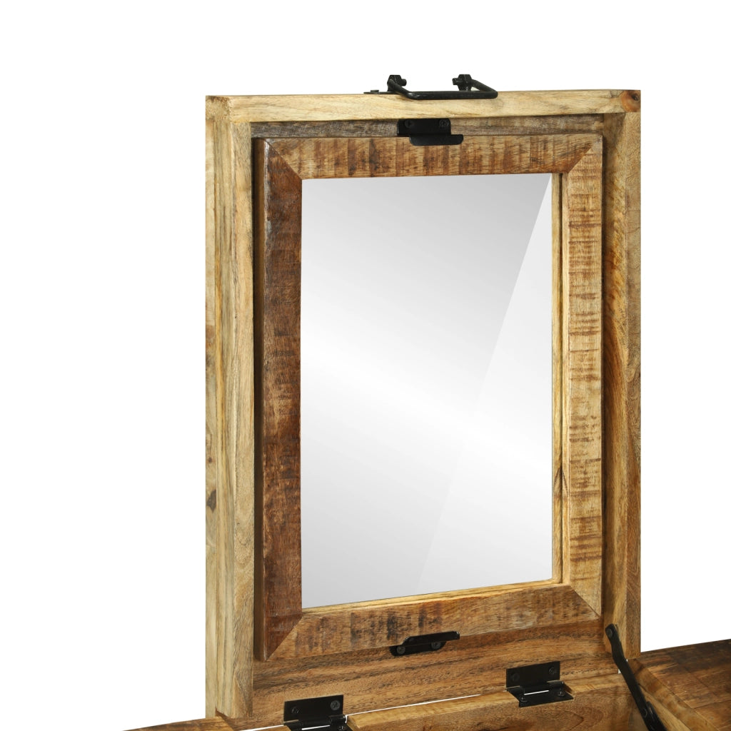 Toeletta 90x50x75 cm Legno massello di mango