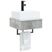Lavabo da Parete Grigio Cemento 40 x 41 x 39 cm CFW7798062