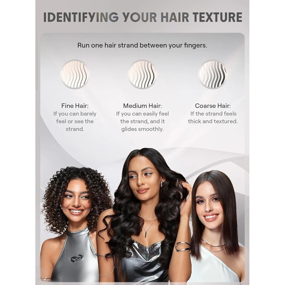 Trade Shop - Arricciacapelli Automatico Con 3 Temperature Rotazione Antigroviglio Per Styling Capelli -