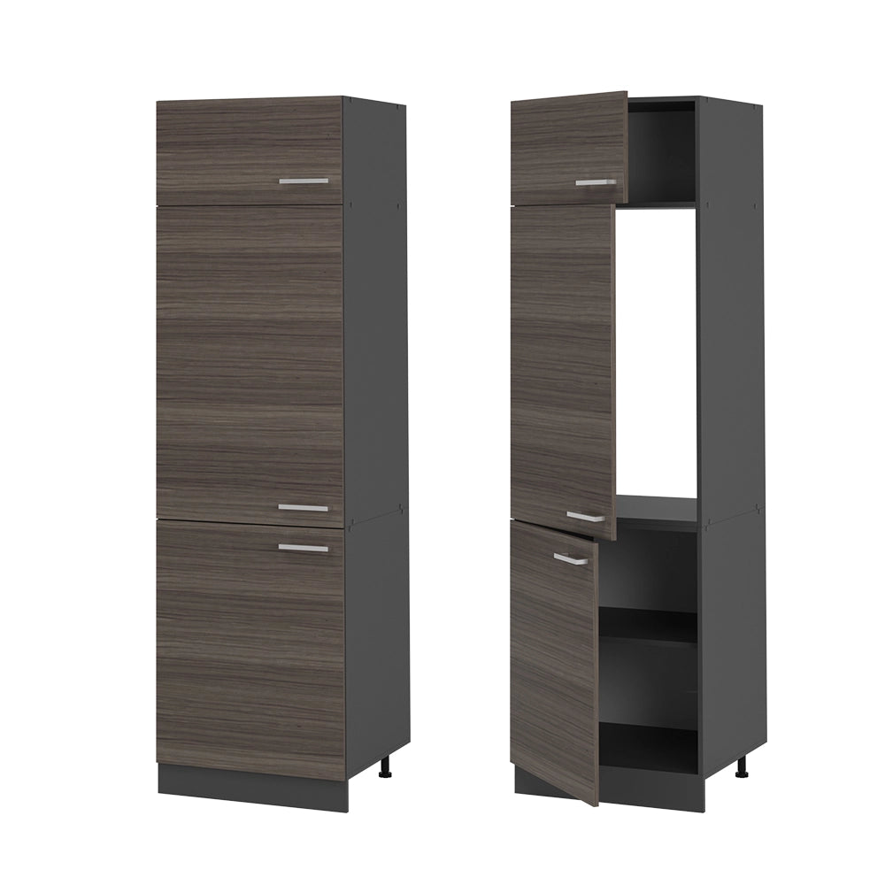 Vicco Armadio frigorifero Grigio nobile 60 cm