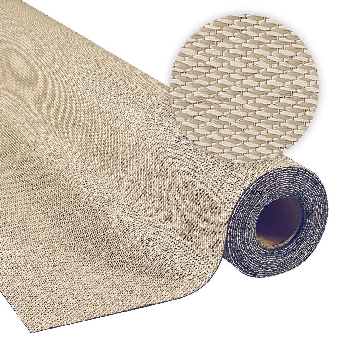 Tappeto vinilico di alta qualità marrone chiaro 200x600