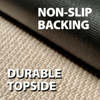 Tappeto vinilico di alta qualità marrone chiaro 200x600