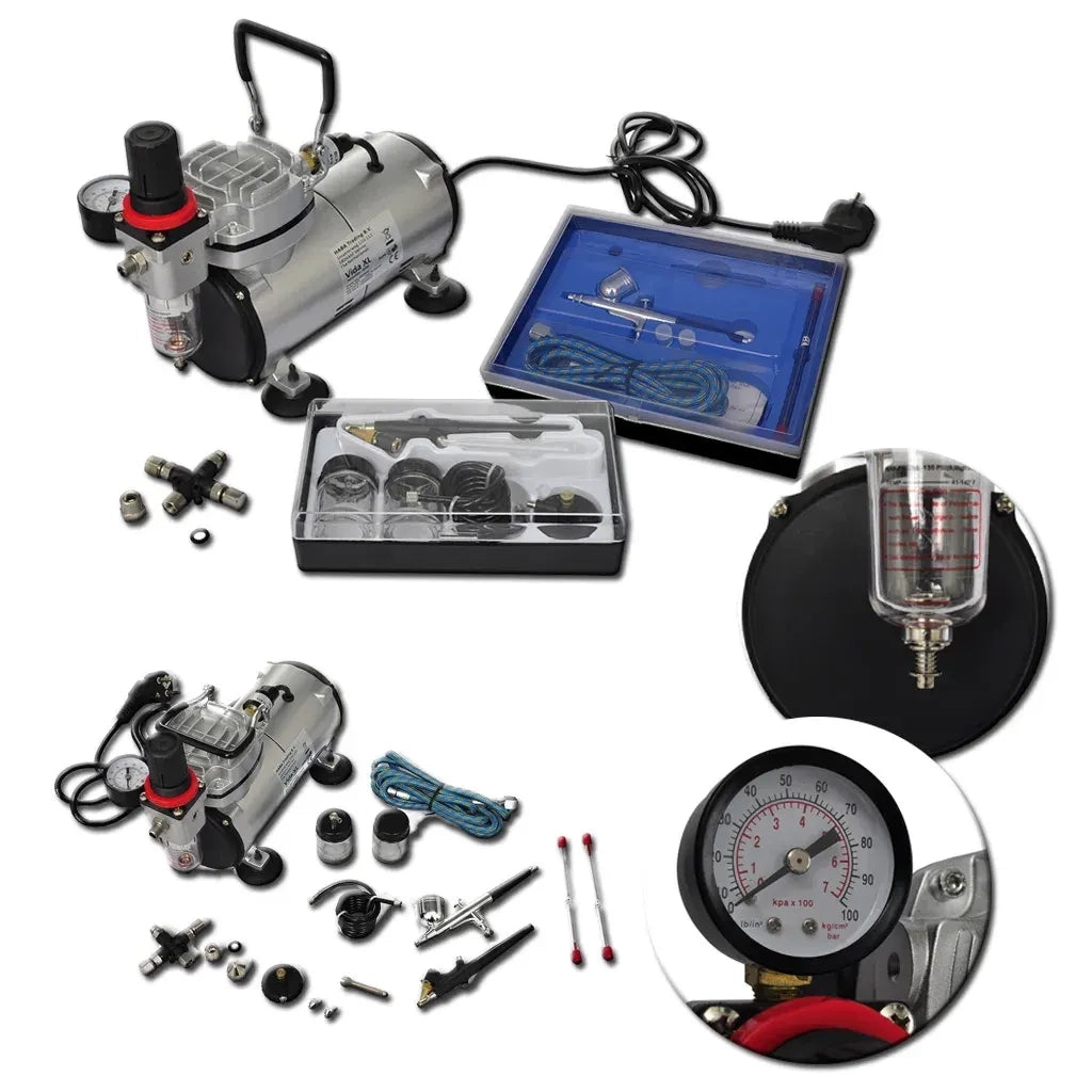 Set Compressore Aerografo con 2 Pistole CFW6718783
