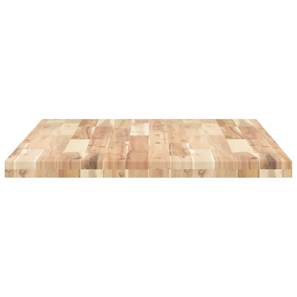 Piano Tavolo | Superficie Tavolo | Piano Scrivania Rettangolare 120x70x4cm Legno Massello di Acacia