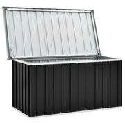 Baule portaoggetti da giardino antracite 129 x 67 x 65 cm 02_0013060