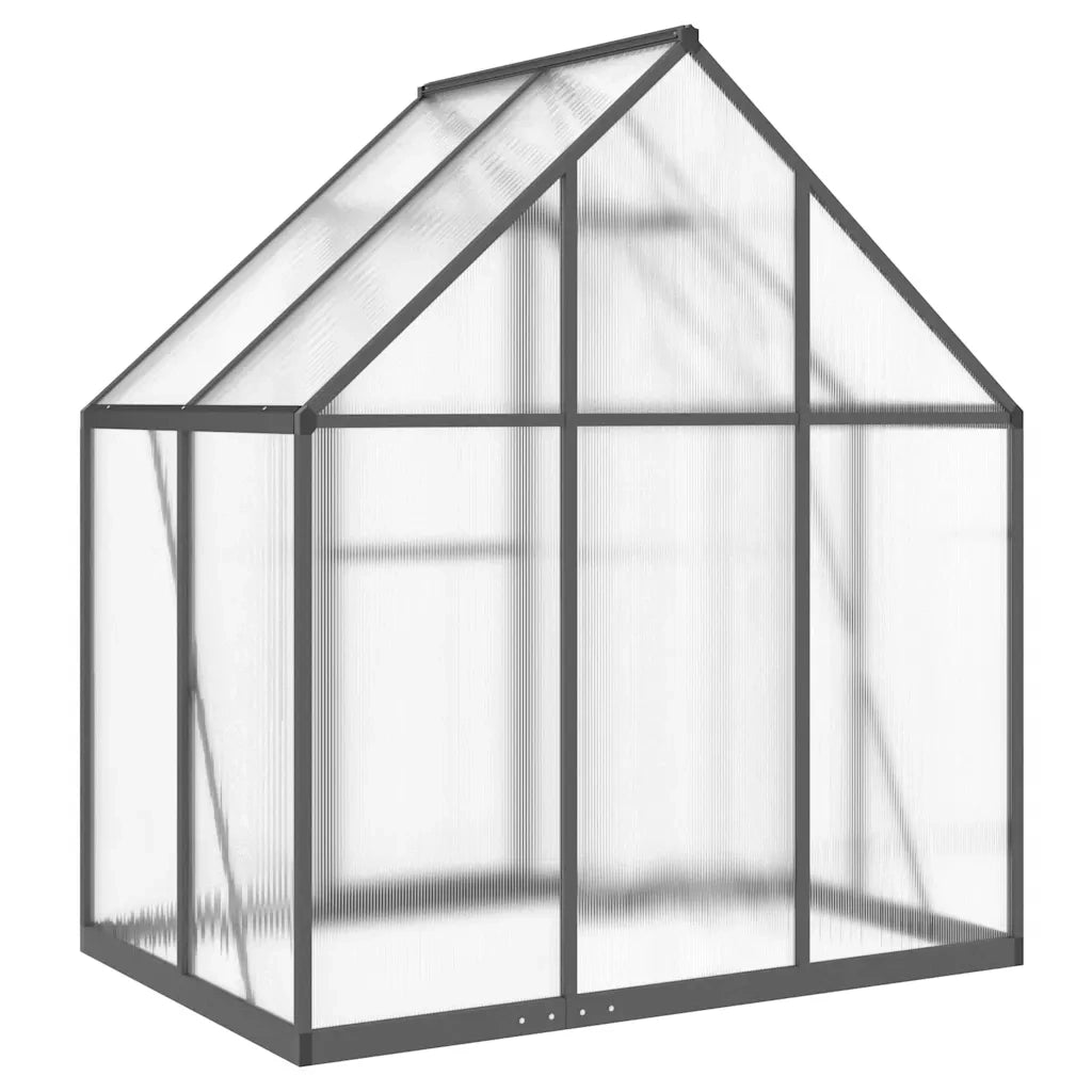 vidaXL Telaio Serra con Base Antracite 169x114x195 cm in Alluminio
