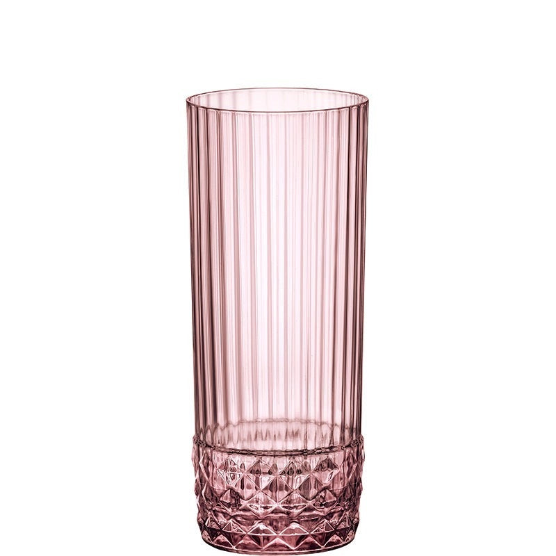Bicchiere America Long Drink 40 cl Lilac Rose