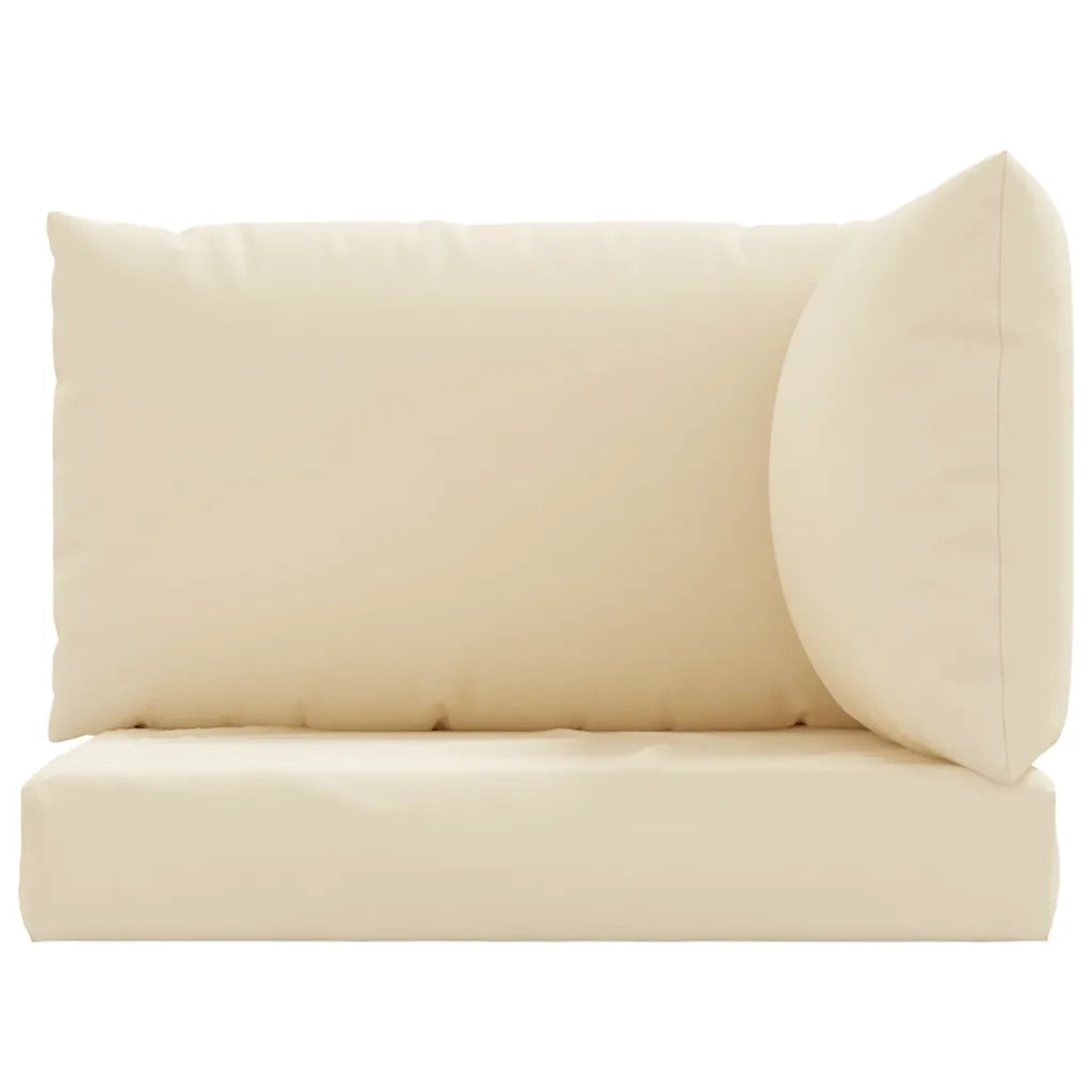 Cuscini per Pallet 3 pz Beige in Tessuto Oxford 361776
