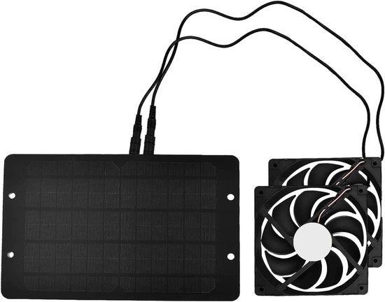 Ventilatore a doppia velocità alimentato da energia solare per mini serre - Ventilazione per serre - Soluzione di ventilazione sostenibile per serre