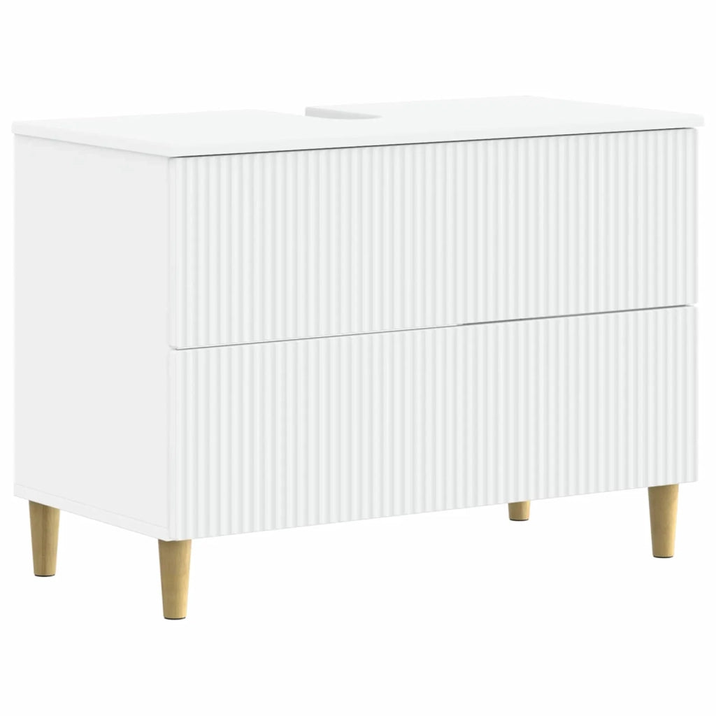 Armadio per Lavabo da Bagno ARNHEM Bianco 82 x 41 x 59 cm 896575