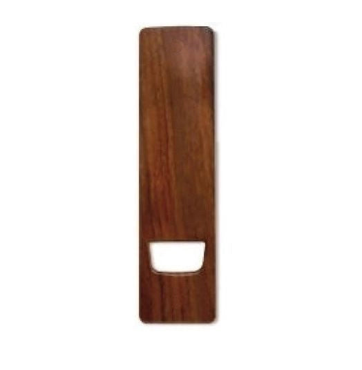 Placca Easy Soft per avvolgitore EL - ABS effetto legno Noce