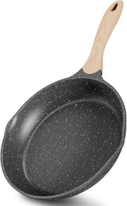 Padella in alluminio 32 cm - rivestimento antiscivolo - adatta per induzione - grigio