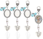 Set di 4 Charms per Foto di Matrimonio per Ricordi