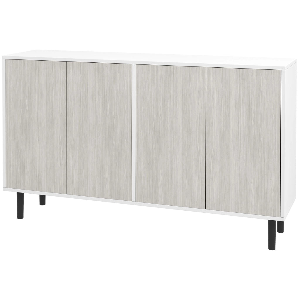 Credenza ¨C Minimal ¨C Bianco Grigio 121x37x75