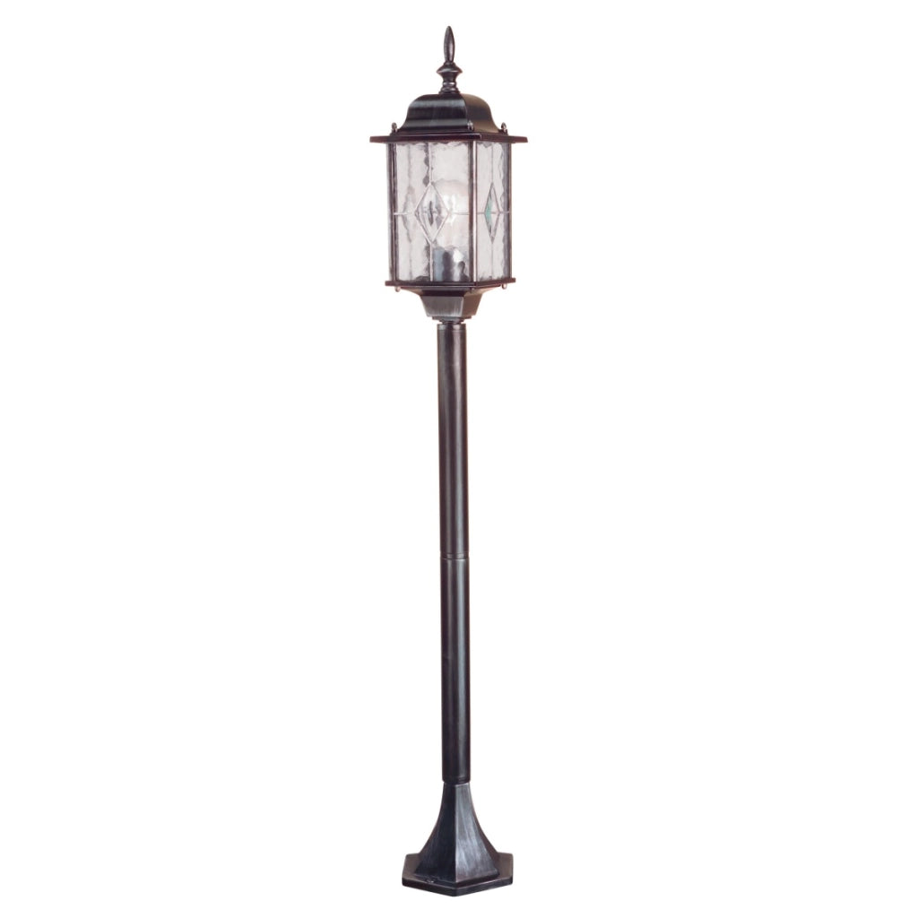 Lampione da esterno nero Wexford Elstead E27 60W IP44