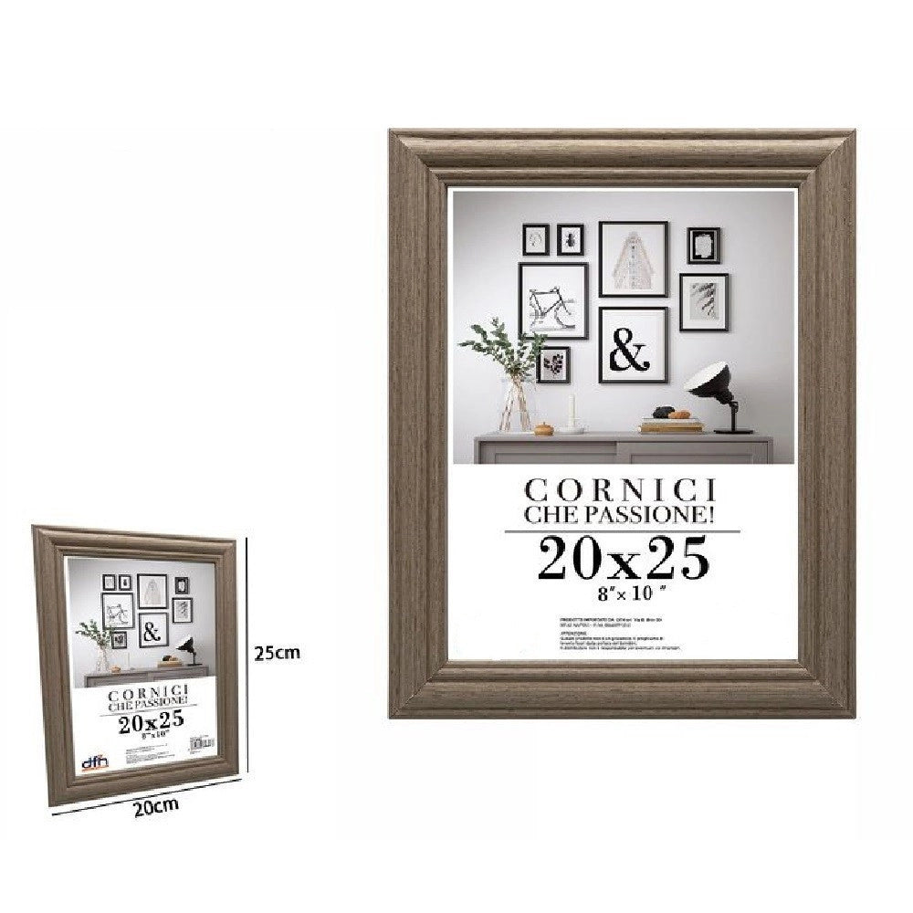 Trade Shop - Cornice Per Foto Porta Fotografie Quadri Tele 20 X 25 Cm Modello Legno 71644 -