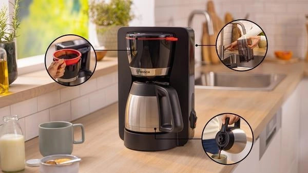 Bosch TKA5M253 macchina per caffè Manuale Macchina da caffè con filtro 1,1 L