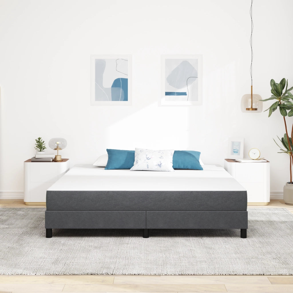 Materasso a Molle Insacchettate Medio - Grigio scuro - 180x200x20 cm Tessuto