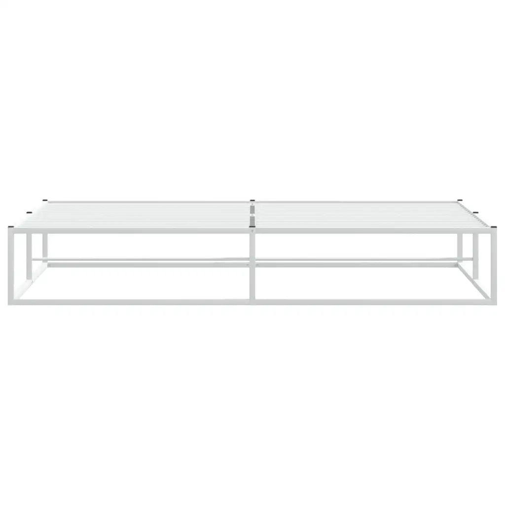 Giroletto senza Materasso Bianco 200x200 cm Metallo 4017428