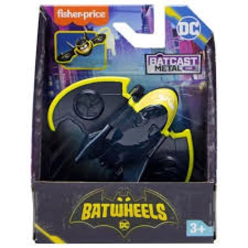 DC Batwheels  Batwing il Batplano ,Veicolo in scala 1:55-Fisher Price-Eta 3+
