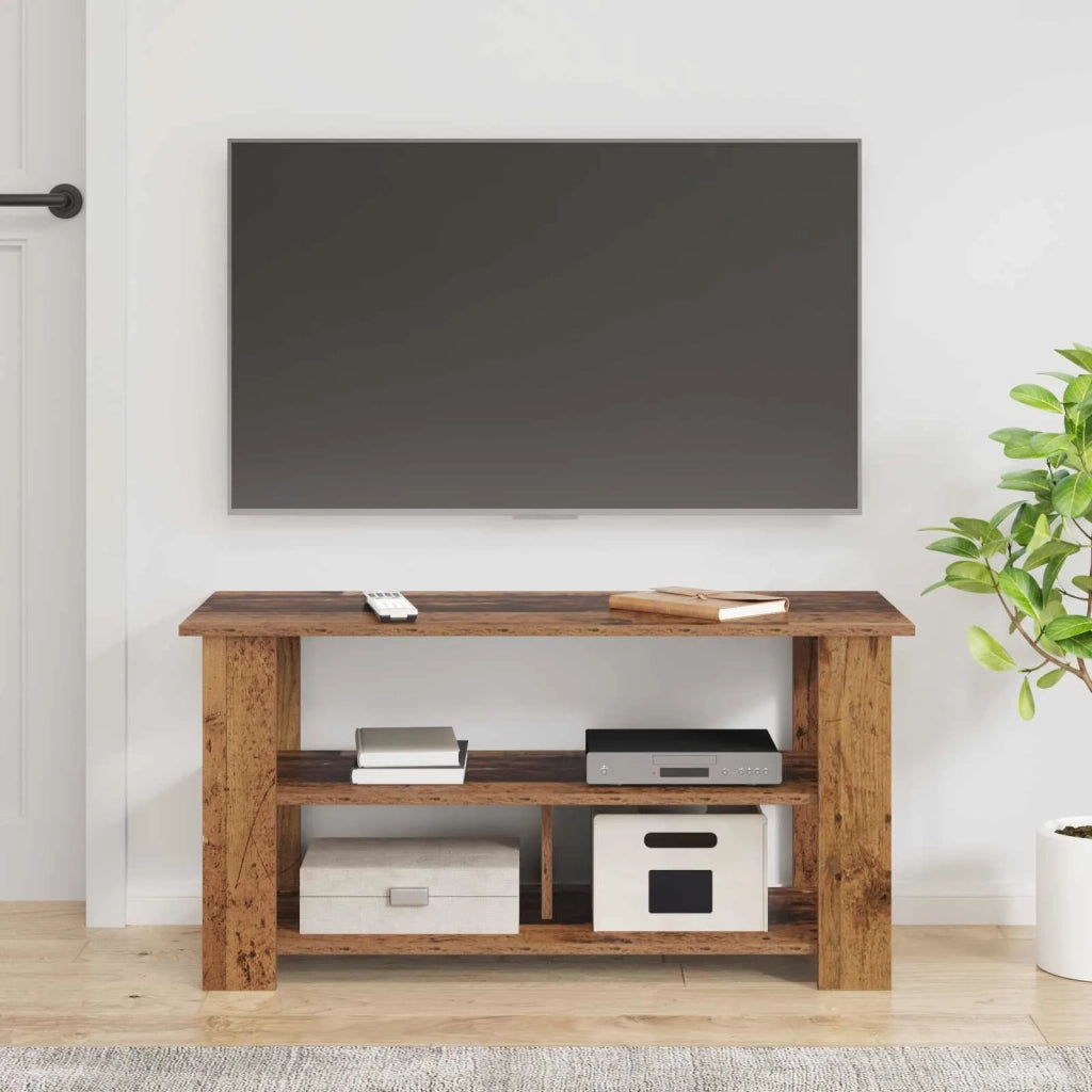 Supporto TV-Credenza per TV-Mobile TV Legno vecchio 100 x 40 x 50 cm