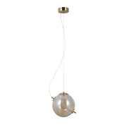 Sospensione Italux NOLA LED 12W 3000K vetro ambra