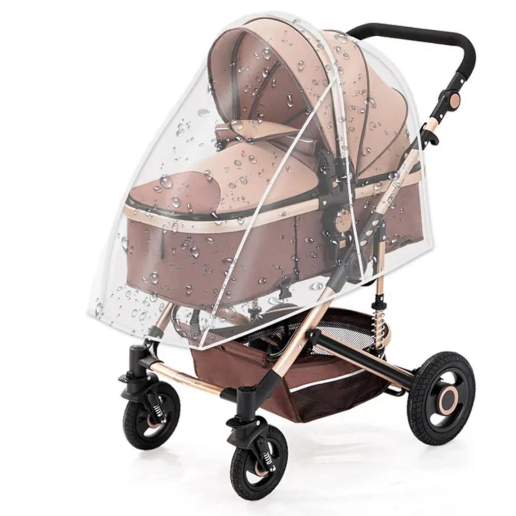 Parapioggia Per Passeggino Antivento Per Passeggino Trasparente 140x150  7837095