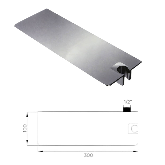 Presa acqua con mensola attacco a destra