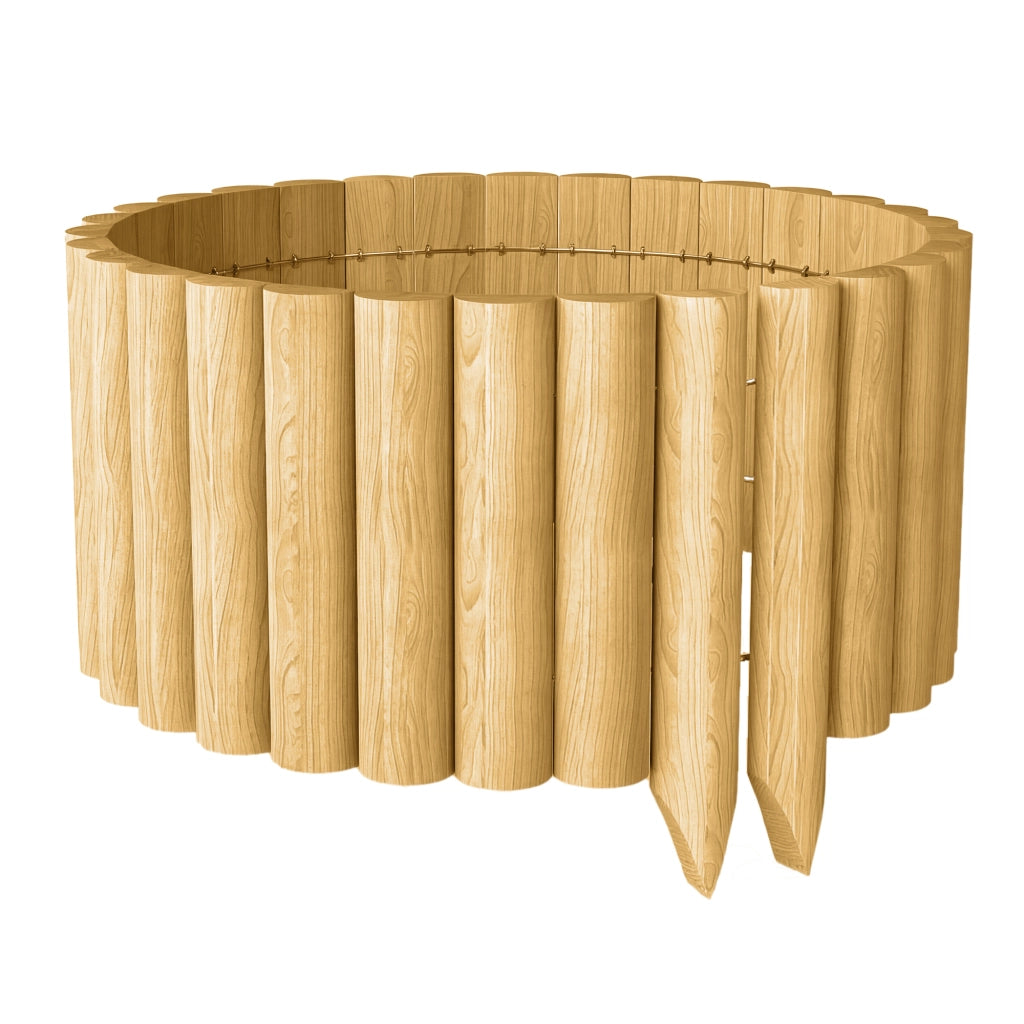 Pannello Decorativo Giardino ¨C Xylo ¨C Legno Naturale 176x38 cm