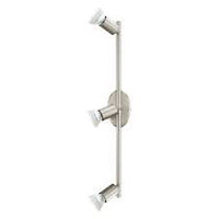 FARETTO BUZZ LED 3 LUCI X 2,5 IN NICKEL - EGLO 92597