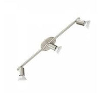 FARETTO BUZZ LED 3 LUCI X 2,5 IN NICKEL - EGLO 92597