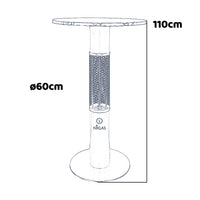 Termopatio Niklas Totem - Stufa A Gas Da Esterno 13Kw