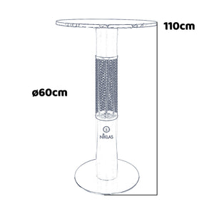 Termopatio Niklas Totem - Stufa A Gas Da Esterno 13Kw