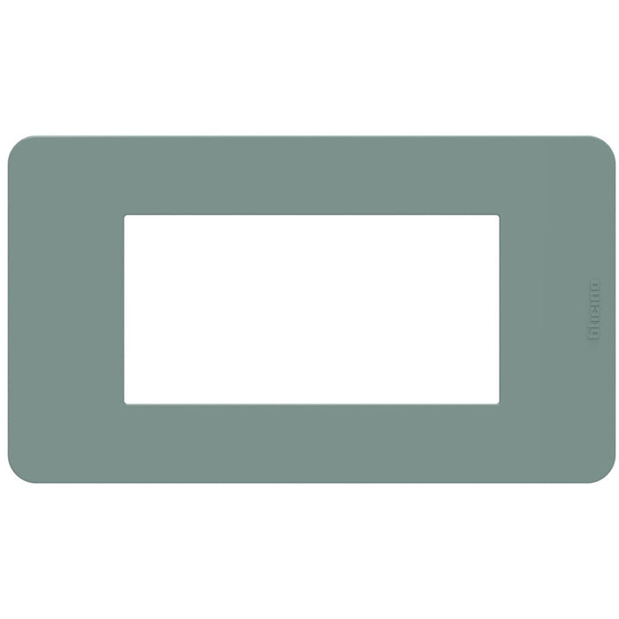 Placca Bticino MatixGO Tones 4 moduli Agave JA4804TA