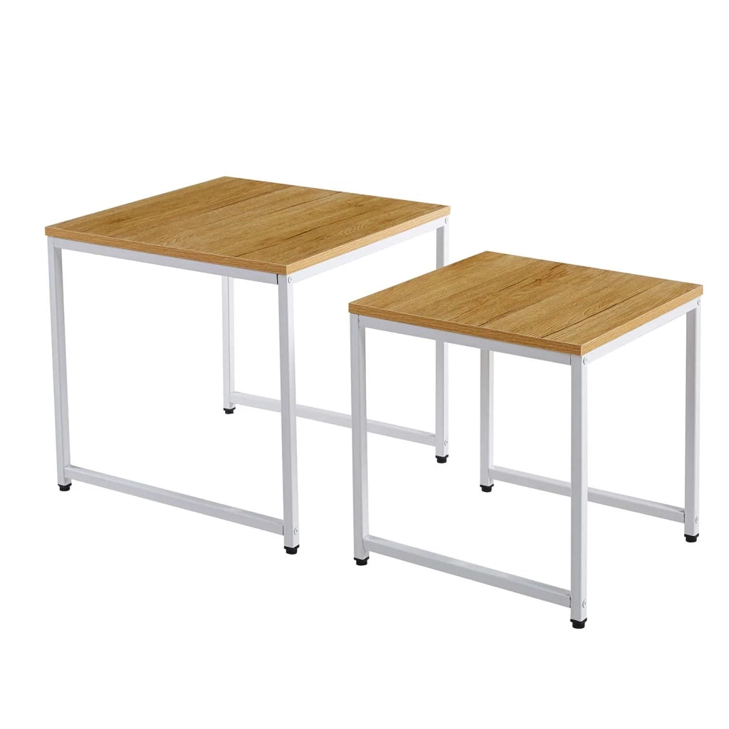 LÚZETE - SET TAVOLINO NESTING BIANCO SWINDON