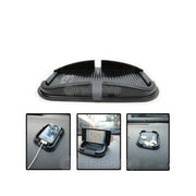 Trade Shop - Portaoggetti Supporto Stand Gomma Auto Per Smartphone Tappetino Antiscivolo -