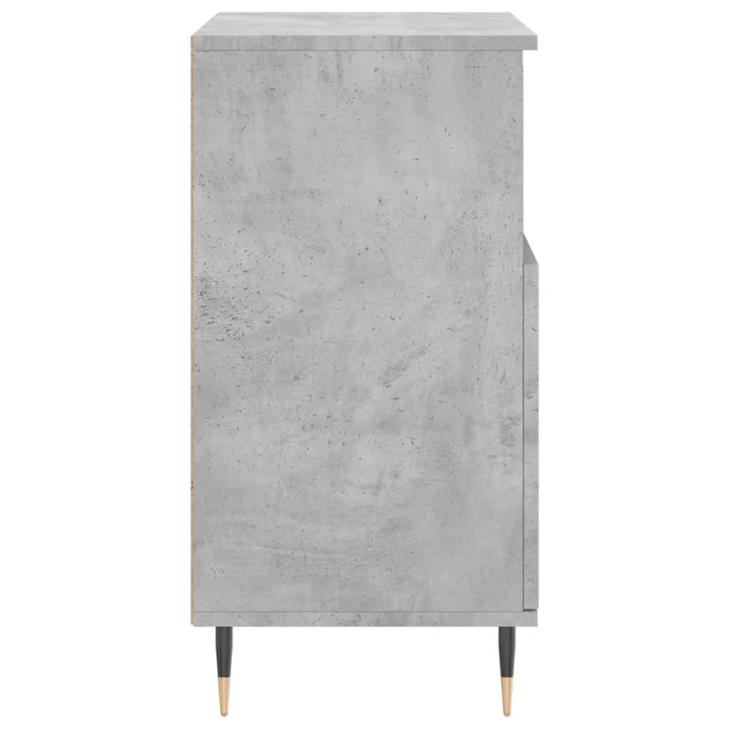 Credenza Grigio Cemento 60x35x70 cm in Legno Multistrato 831184