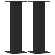 Supporti per piante | Sostegno per piante 2 pz Neri 30x30x95 cm Legno Multistrato