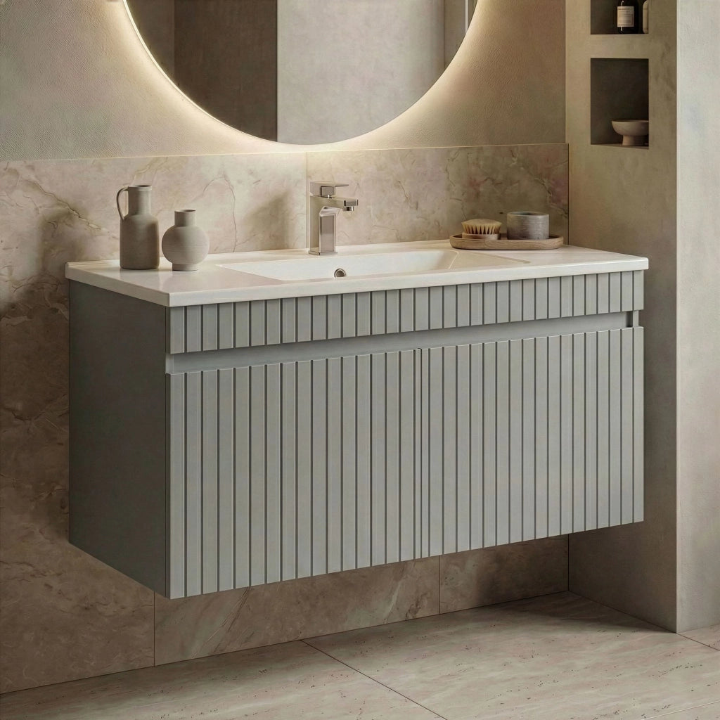Mobile lavabo "Tivoli 100" - 100 x 45 x 57 cm - Cashmere opaco