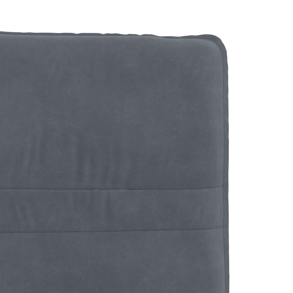 Sedie da Pranzo 4 pz Grigio Scuro in Velluto 3315345