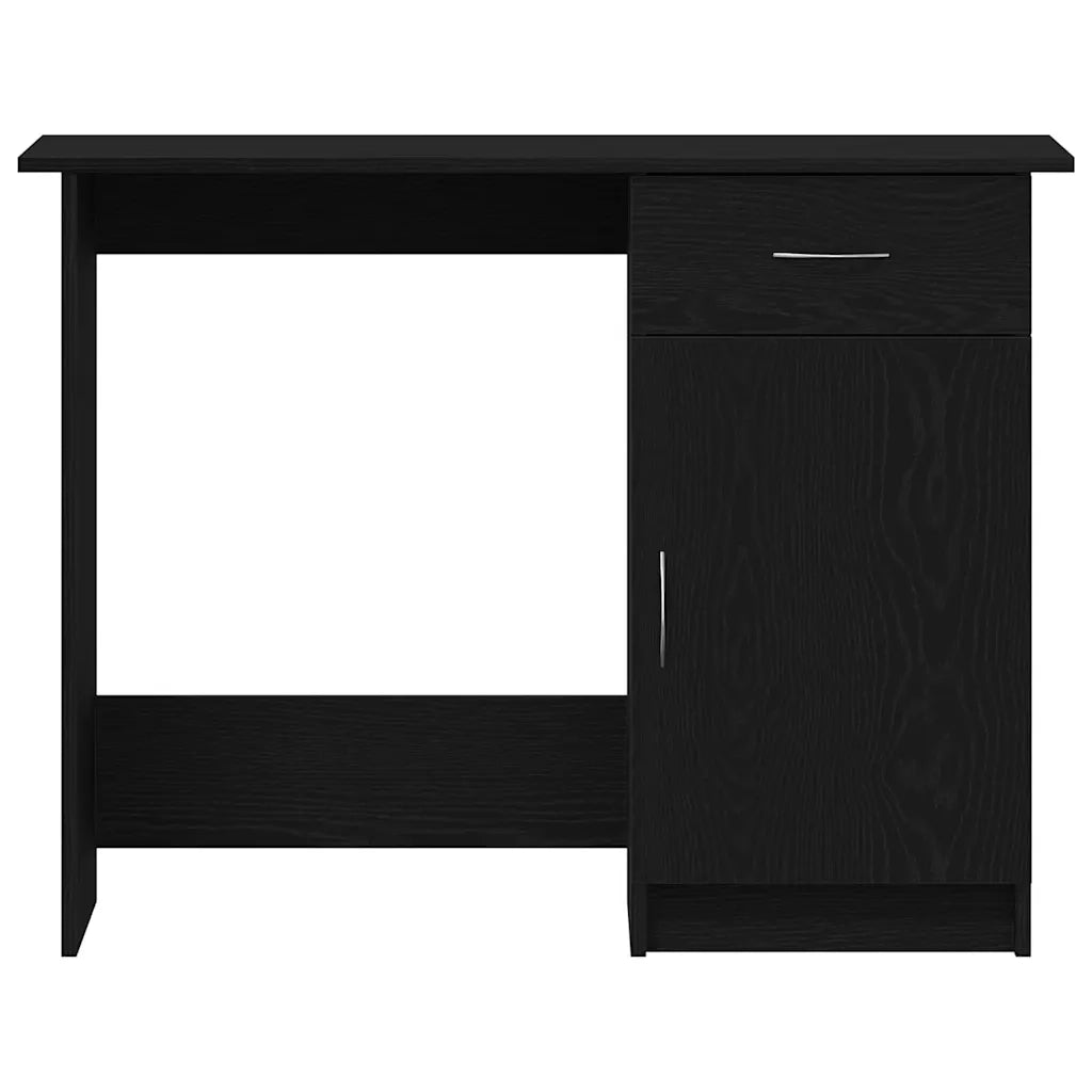 Scrivania Rovere Nero 100 x 50 x 76 cm Legno multistrato 862464